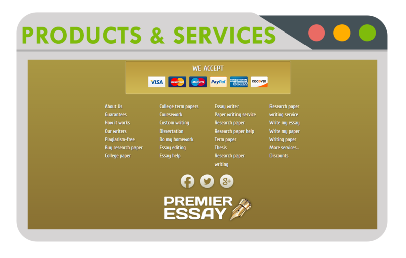 Products and Services from Premier Essay